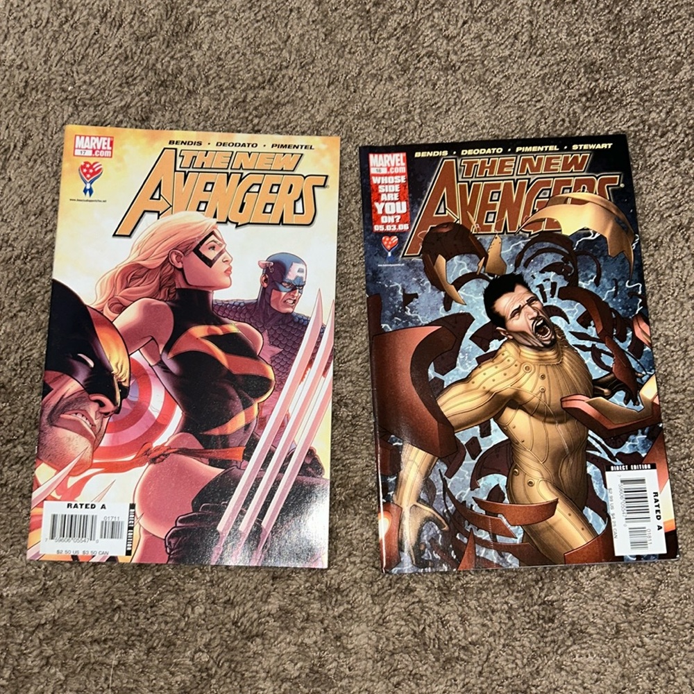 THE NEW AVENGERS MARVEL COMICS‎ #17, #18  2006